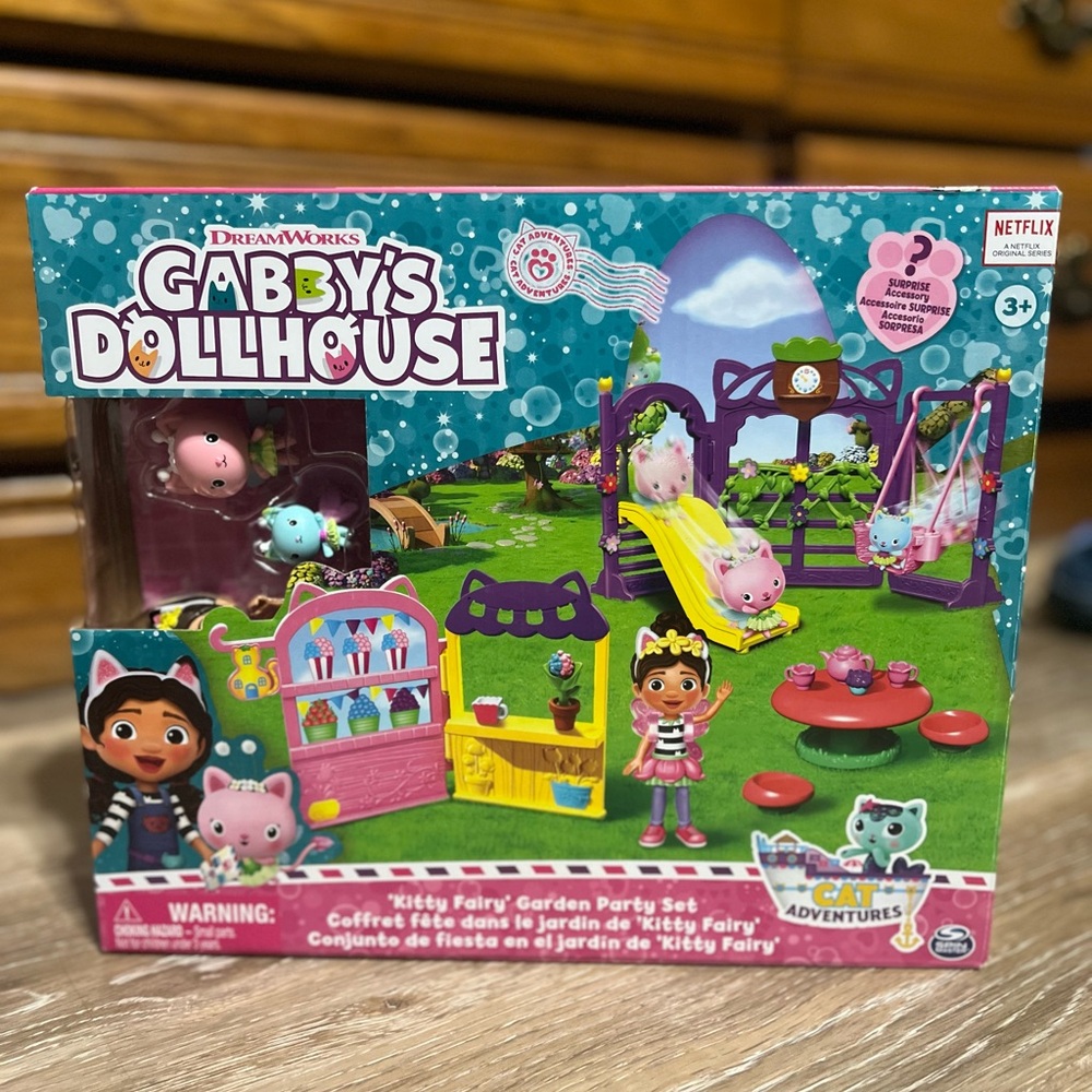 Kitty Fairy Garden Party Set